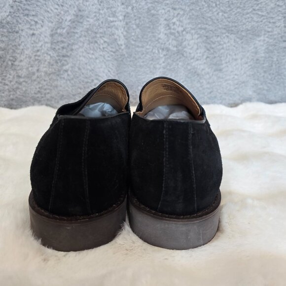 Flag Ltd. Men's Black Suede Penny Loafer NEW Dillard's House Brand Size 10.5 M - Picture 2 of 8